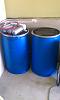 55 gallon food grade barrels to set up the Rodi unit