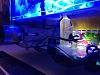 Modified Nuvo column with a built in Refugium, liverock rubble, chaeto, and dragons breath, LED 12000K/actinic strip on rear glass panel, and ATO...