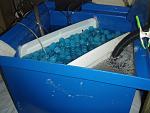 sump on home clown brood tank, skimmer connected on back side
