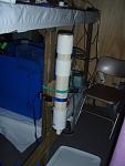 "Macguyvered" protein skimmer....on home clown brood tank
